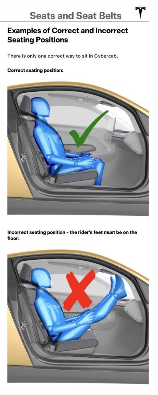 Tesla Cybercab safety compliance detail