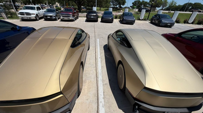 Cybercab Gets a Glow-Up: Tesla's New Gold Finish and the Las Vegas Facility Built to Keep It Clean