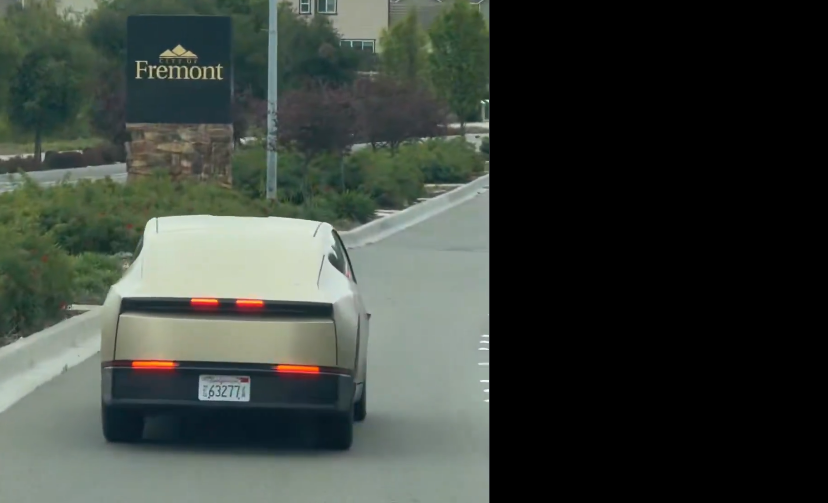 Cybercab sighting in Fremont, CA