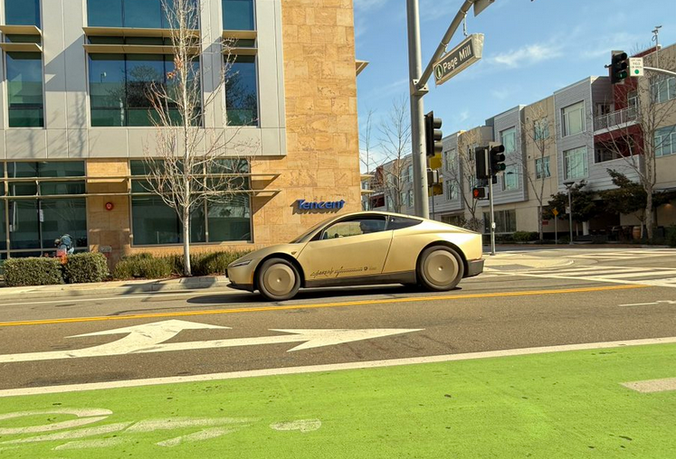 Cybercab sighting in Palo Alto, CA