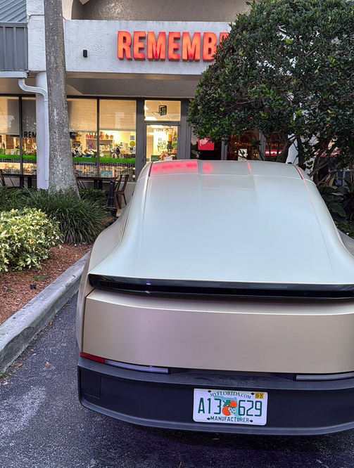 Tesla Cybercab spotted in Sunrise, FL