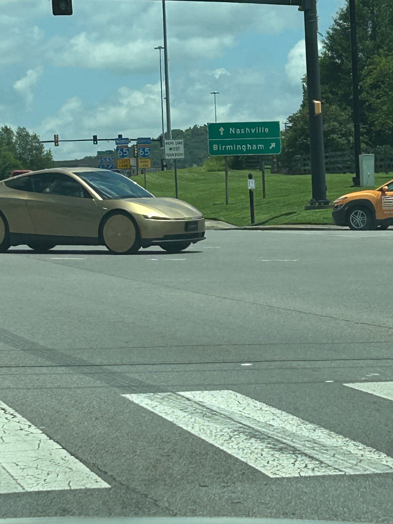 Tesla Cybercab spotted in Franklin, TN by George s