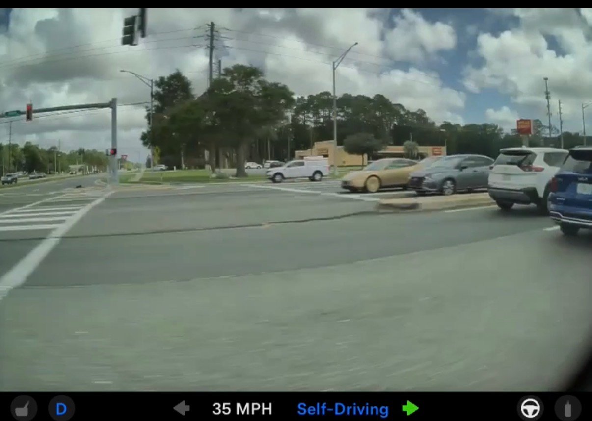 Tesla Cybercab spotted in Jacksonville, FL by @jhorge_d