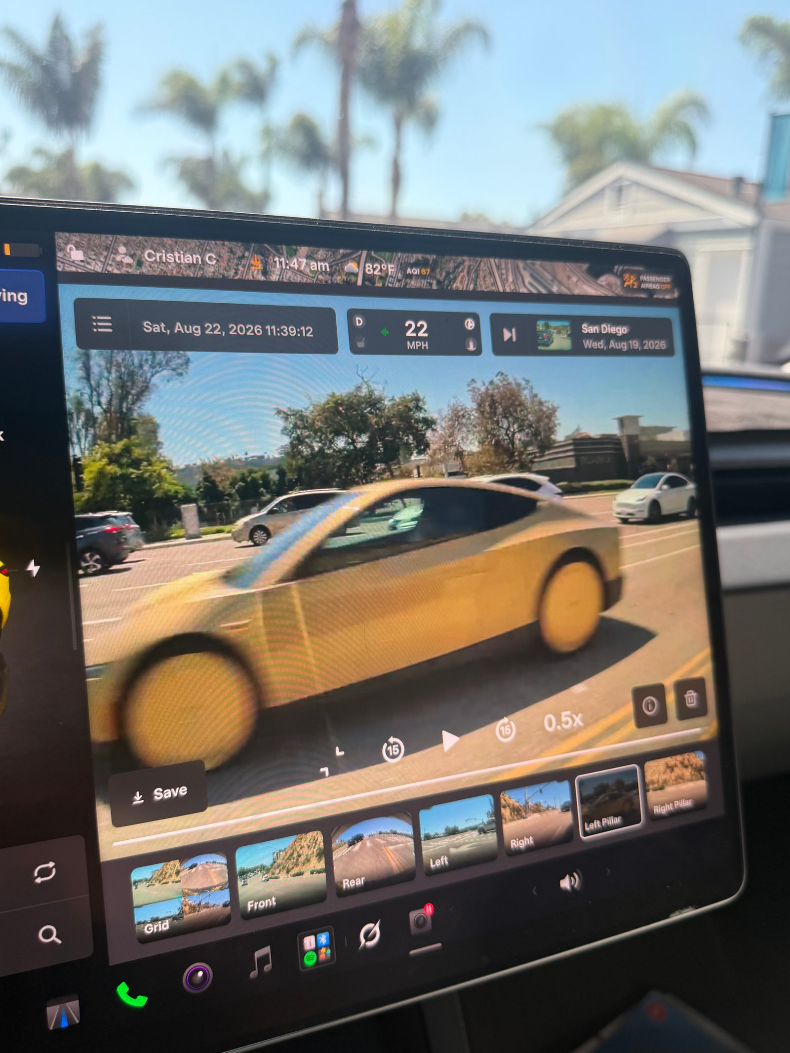 Tesla Cybercab spotted in san diego, CA by Chris