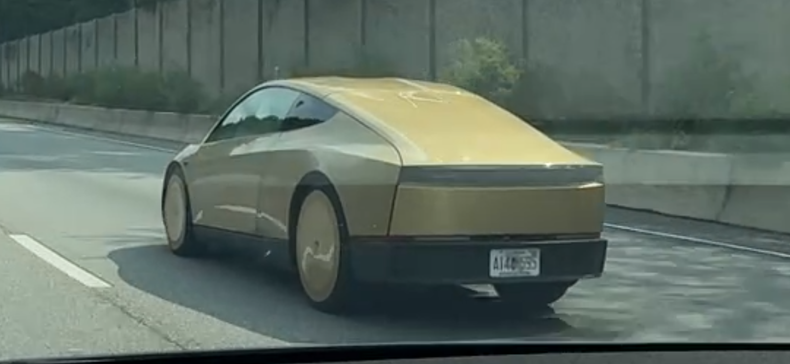 Tesla Cybercab spotted in Springfield, PA by BW