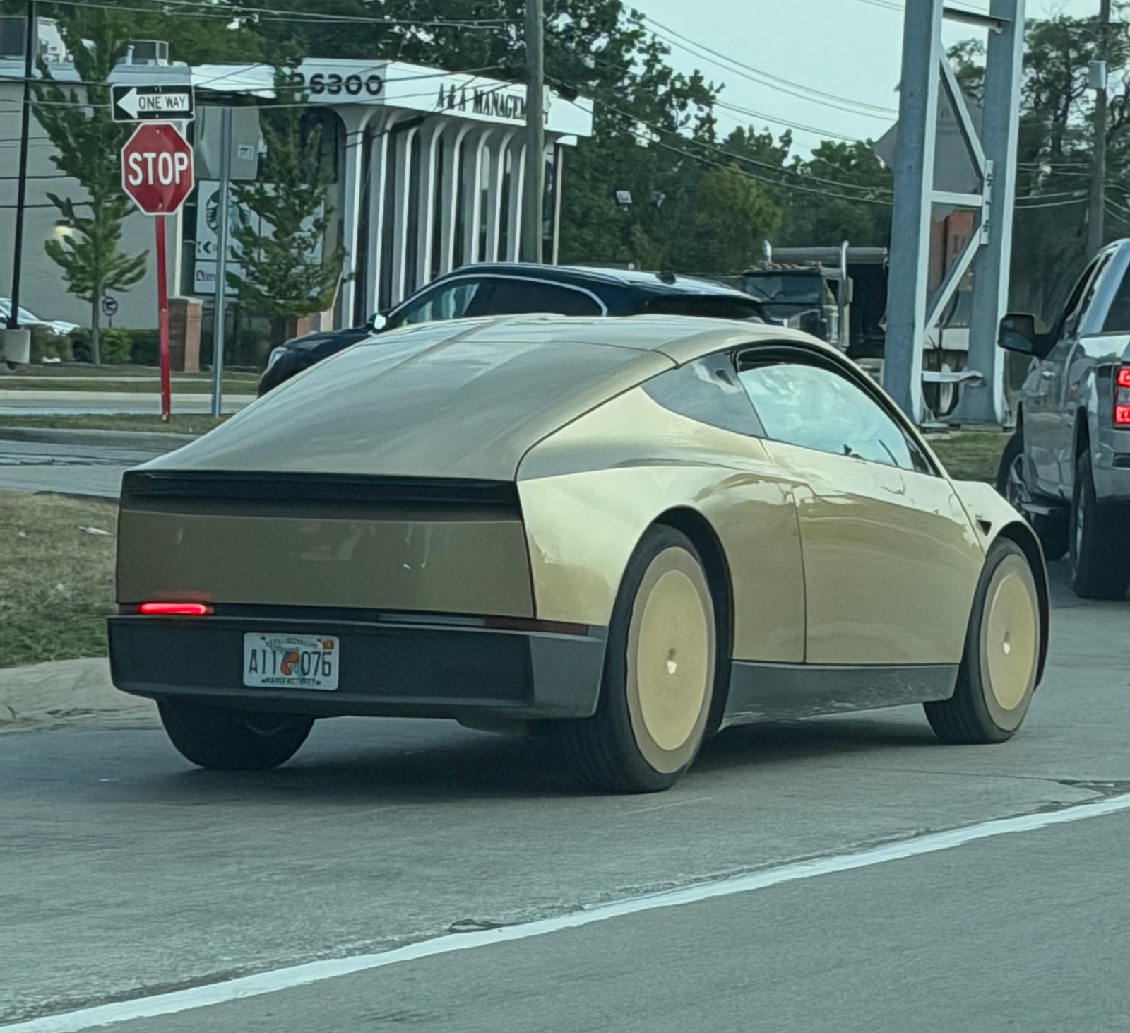 Tesla Cybercab spotted in Southfield, MI by GRNMCN