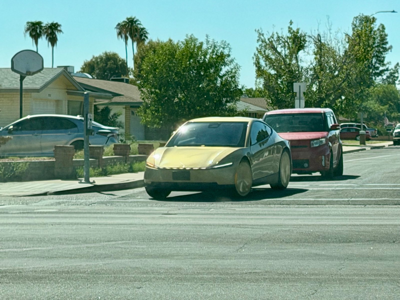 Tesla Cybercab spotted in Mesa, AZ by Val