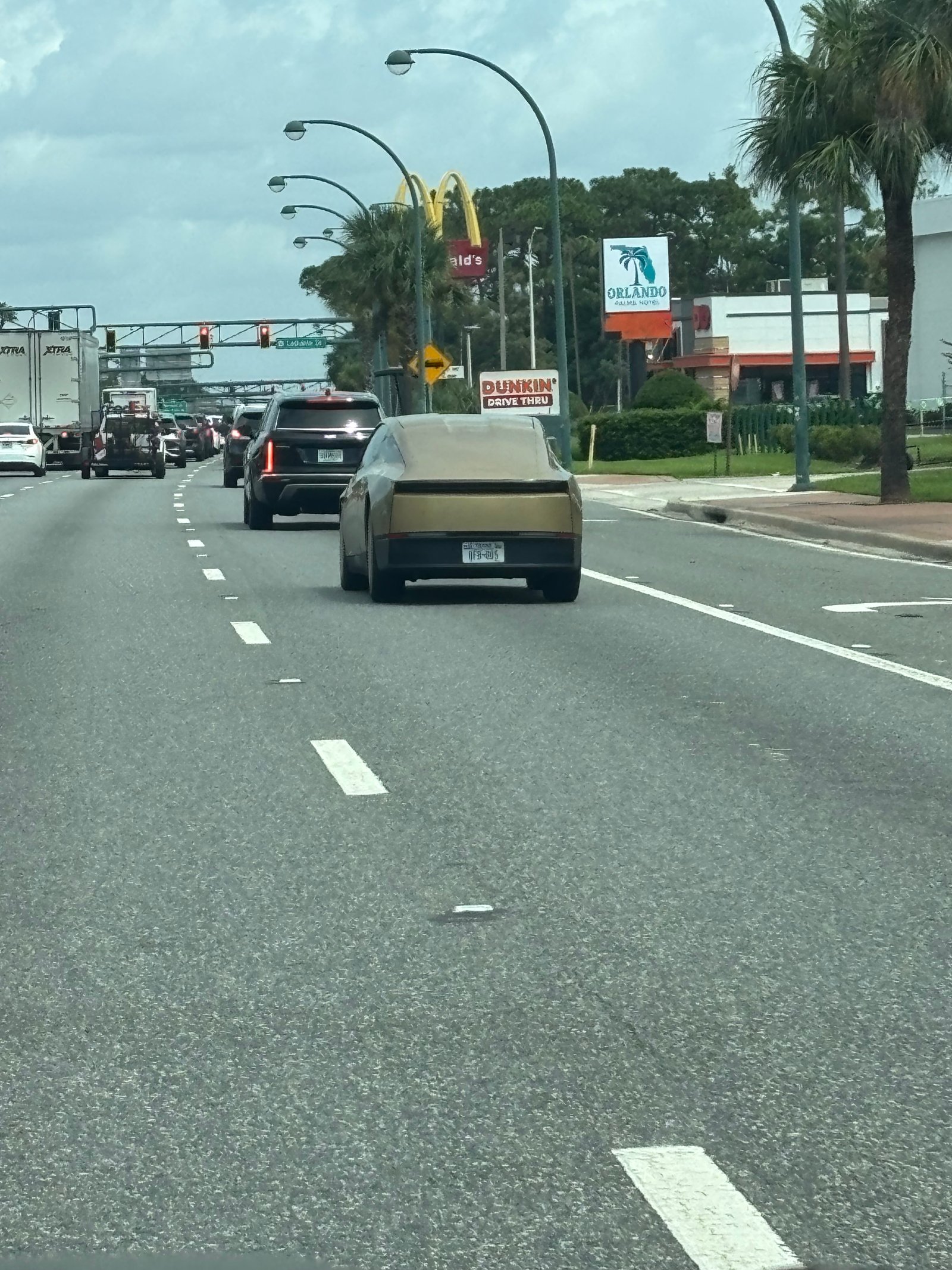 Tesla Cybercab spotted in Orlando, FL by Kristi