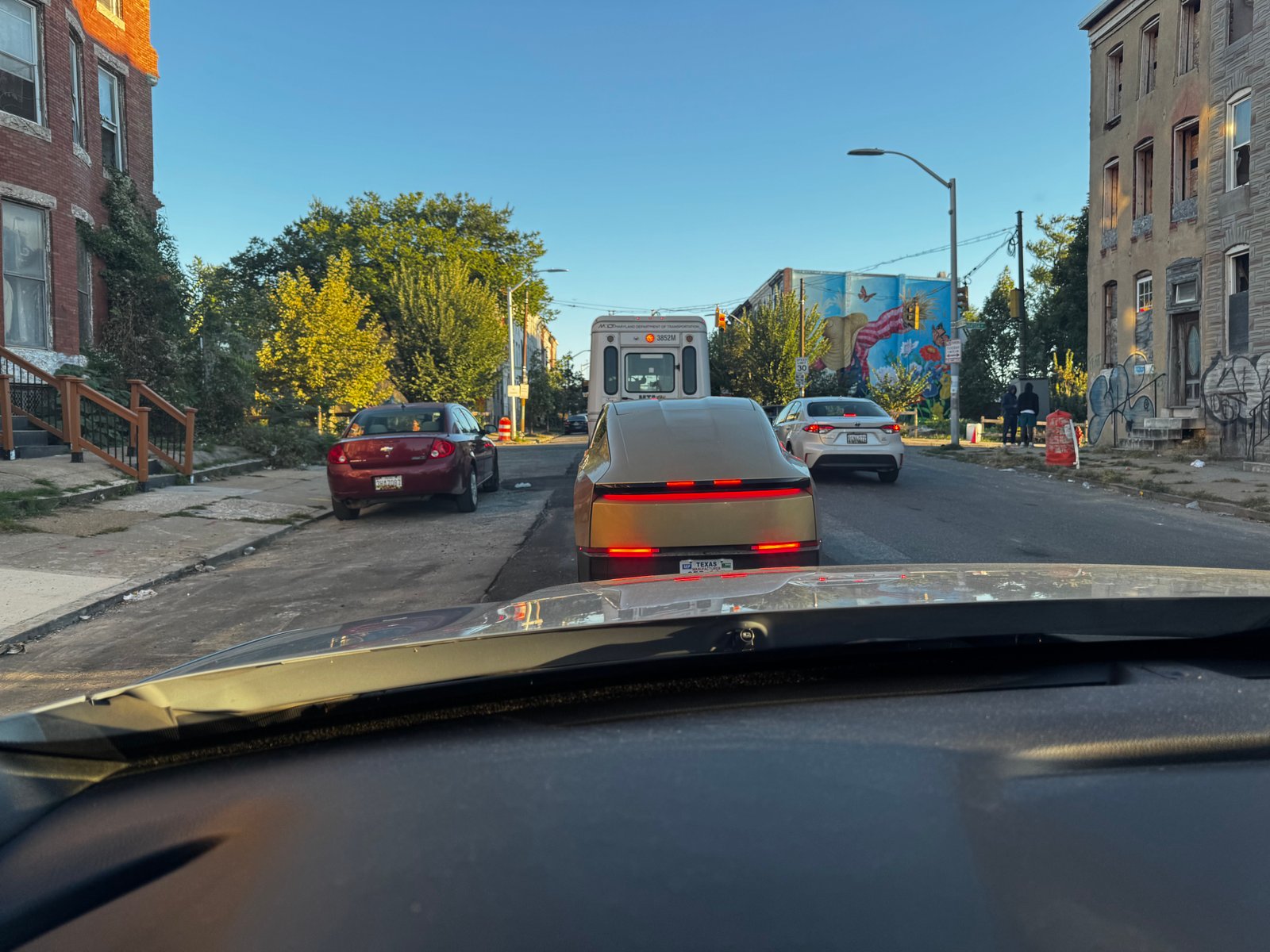 Tesla Cybercab spotted in Baltimore City, MD by wq3y