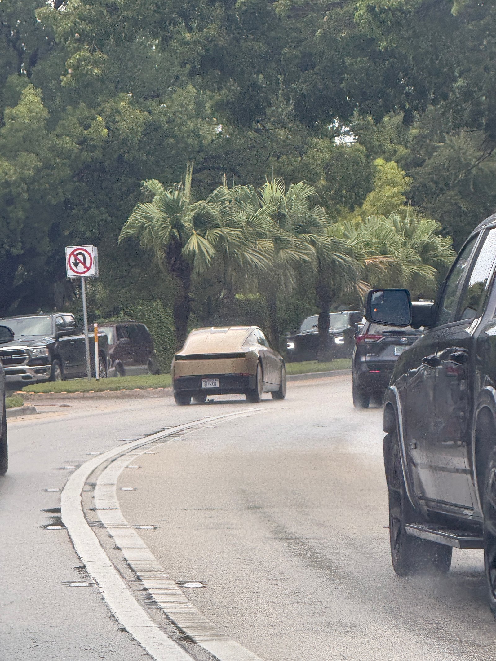 Tesla Cybercab spotted in Miami Beach, FL by Mike