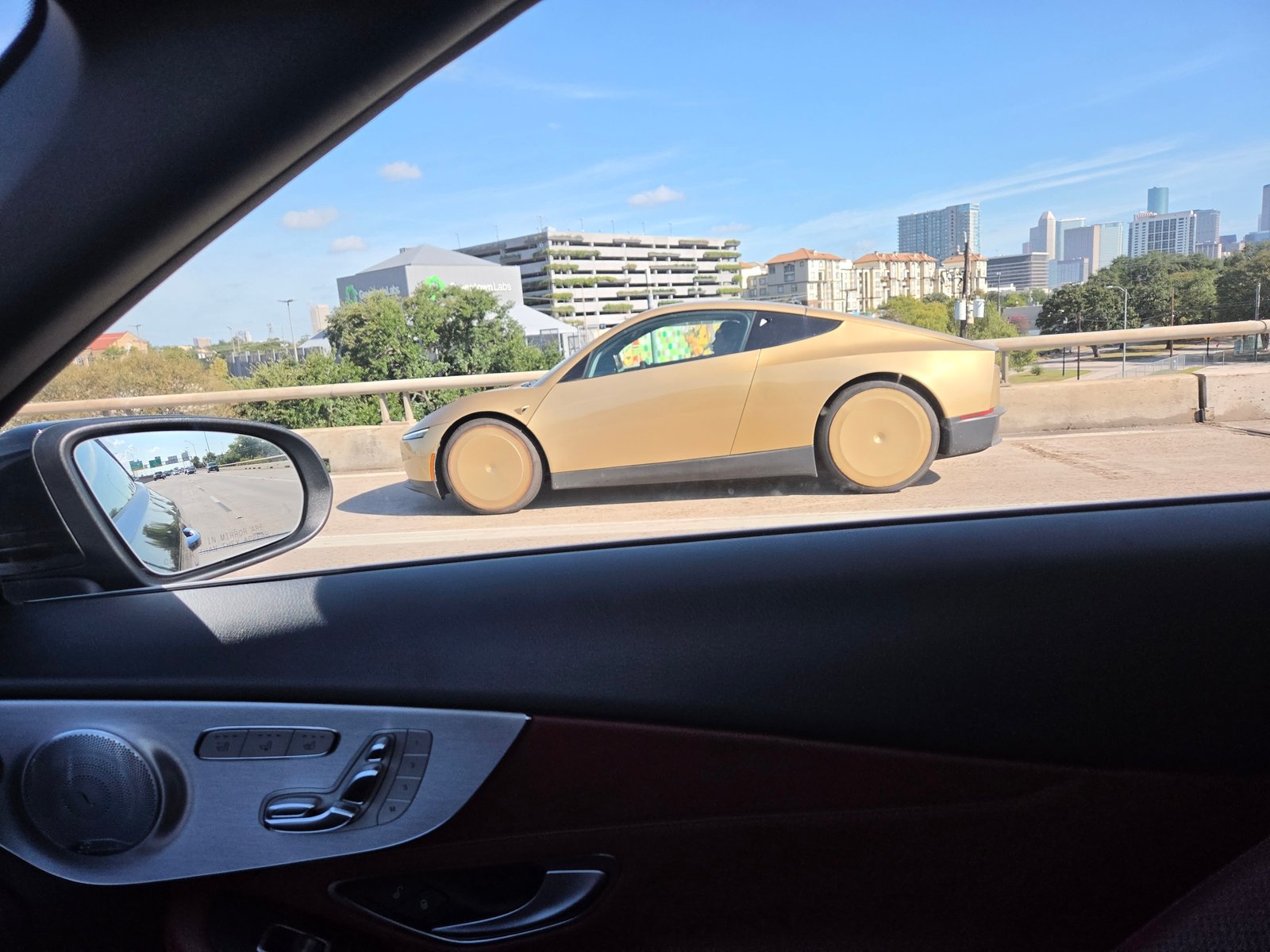 Tesla Cybercab spotted in Houston, TX by anonymous