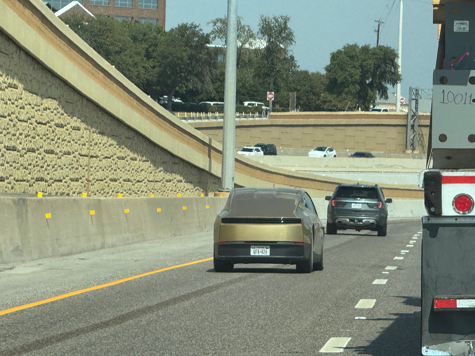 Tesla Cybercab spotted in Hurst, TX by Poop