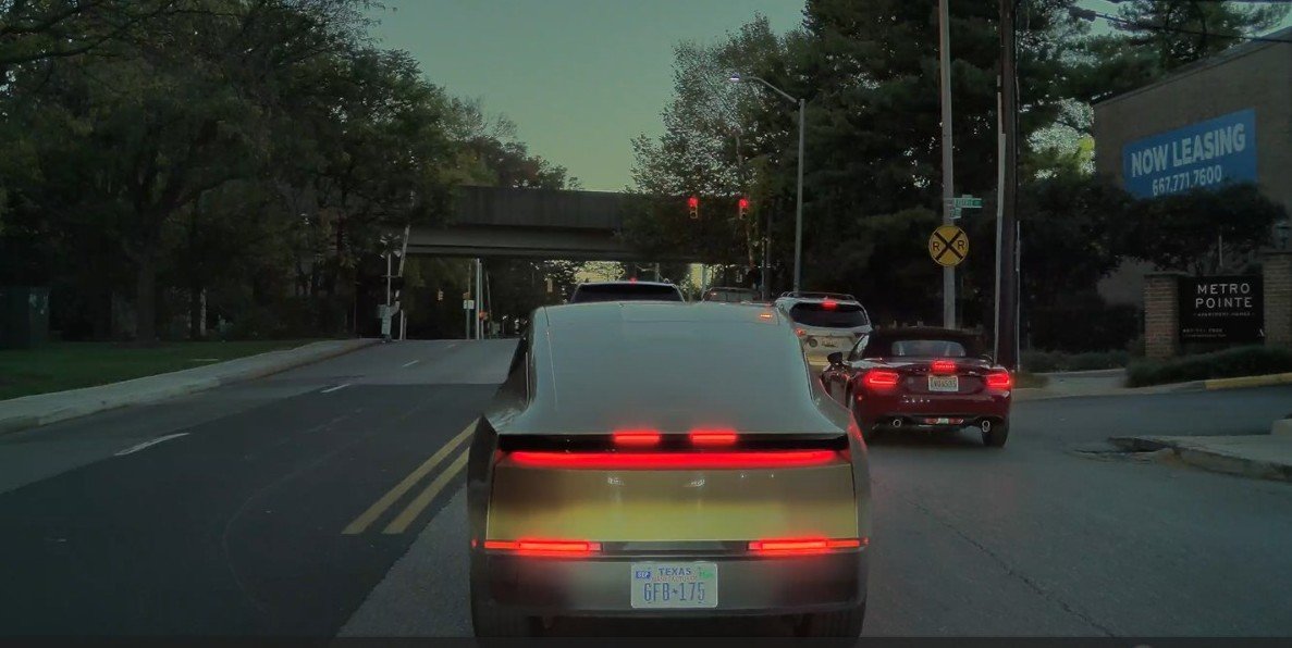 Tesla Cybercab spotted in Baltimore City, MD by anonymous